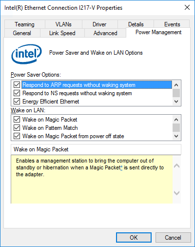 Intel Lan Driver Windows 10